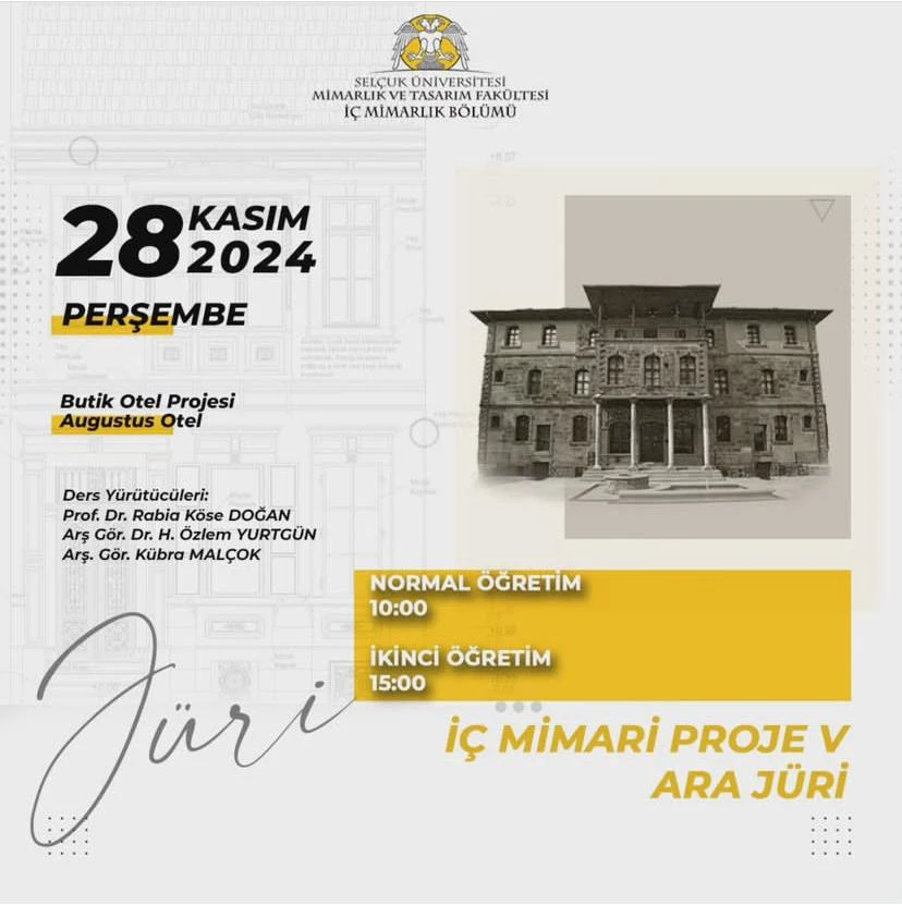 İç Mimari Proje-V Ara Jüri
